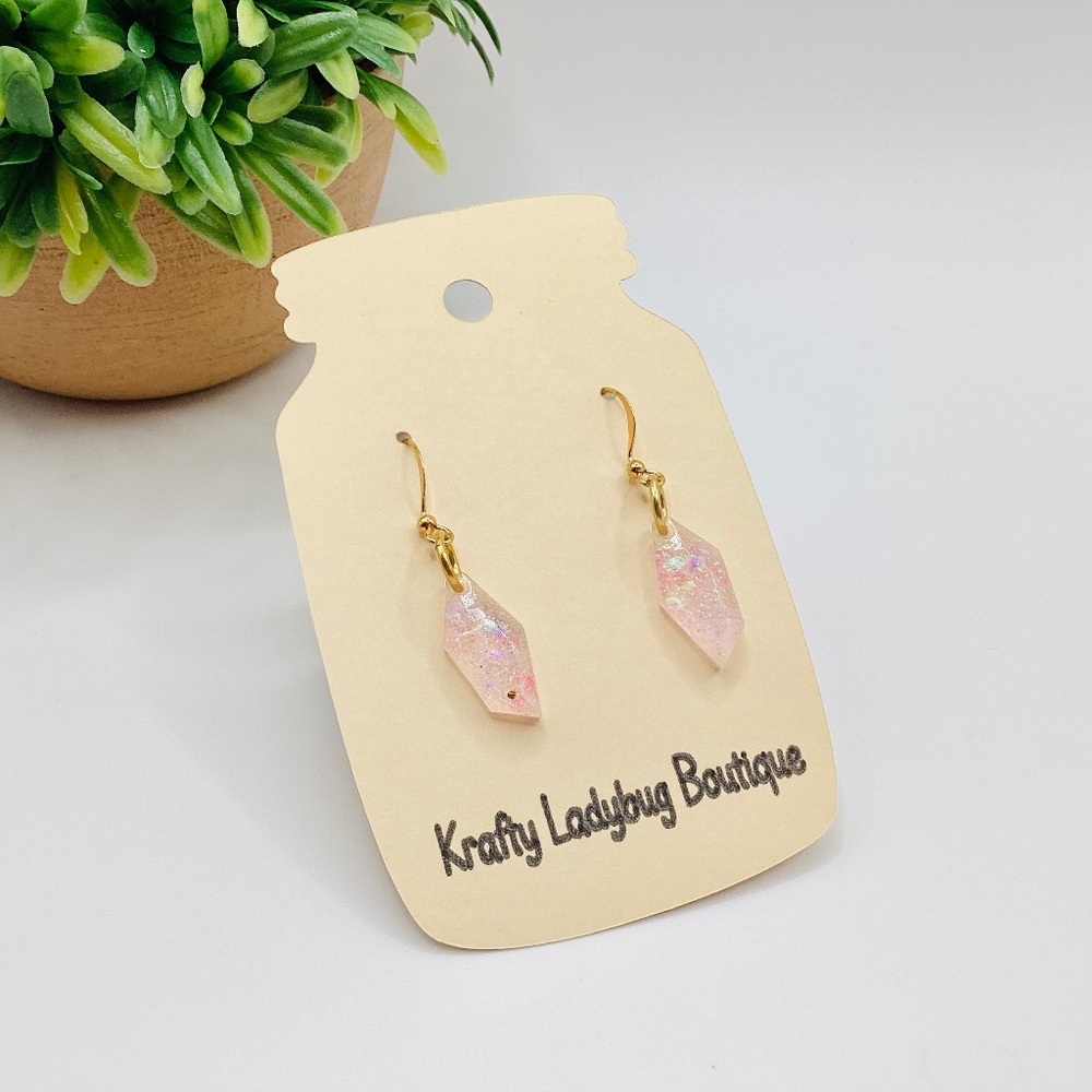 Dainty Pink Earring Dangles